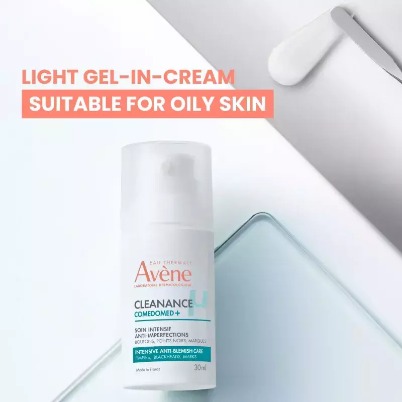 Eau Thermale Avène Cleanance Comedomed+ Light Ενυδατικό & Ρυθμιστικό Gel Προσώπου κατά των Ατελειών & της Ακμής με Νιασιναμίδη 30ml