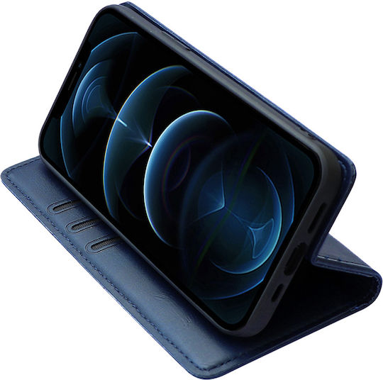 Vintage Magnet Brieftasche Hülle Sonique Xiaomi Redmi Note 14 4G 164.84mm Dunkelblau