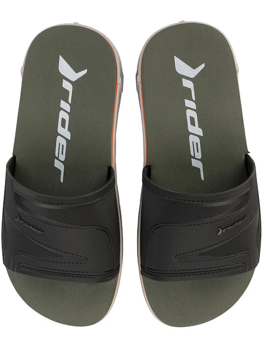 Men's Black Slides 12441 BF554