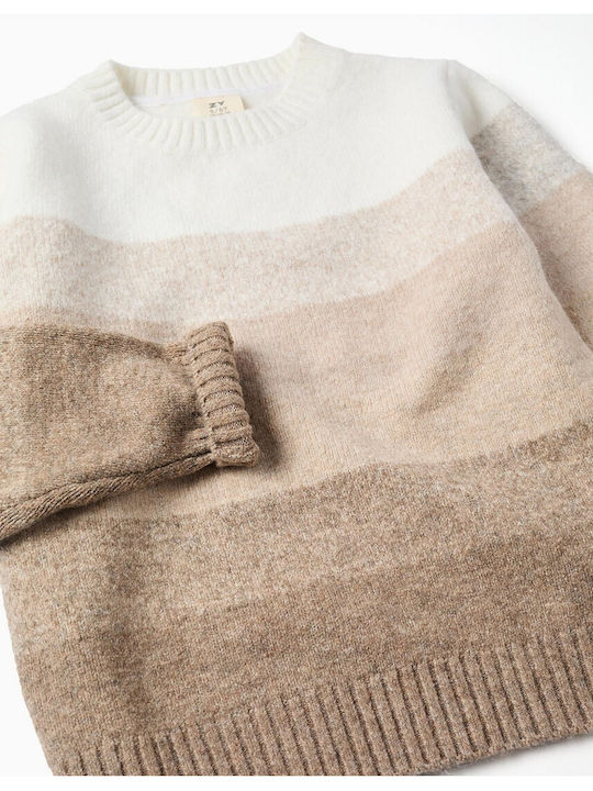 Kids' Sweater Long Sleeve Beige
