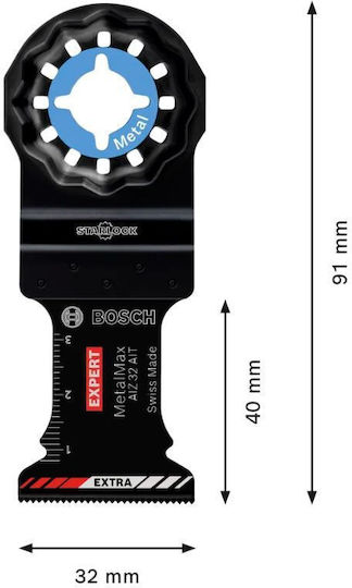 Bosch MetalMax AIZ 32 AIT Λάμες Πολυεργαλείων 5τμχ 2608900015
