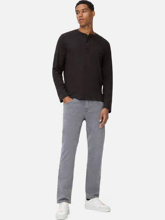 Henley T-shirt Ανθρακί