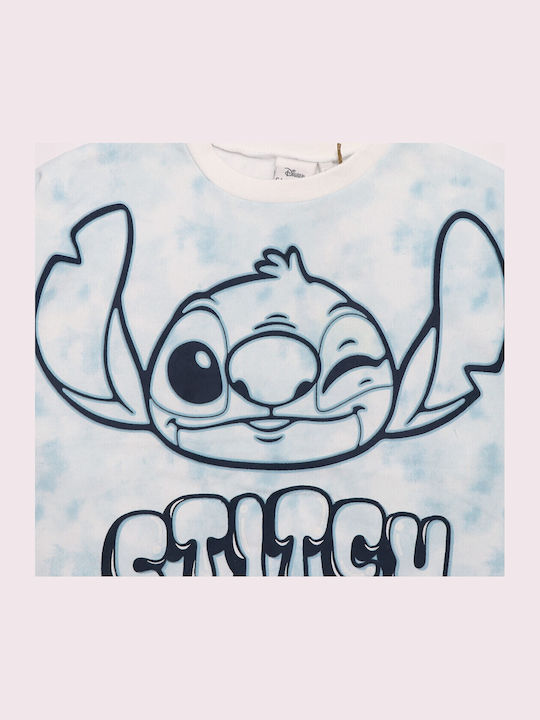 Kinder-Sweatshirt Light Blue Lilo Stitch