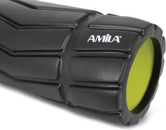 AMILA Κύλινδρος Μασάζ Μαύρος 14cm