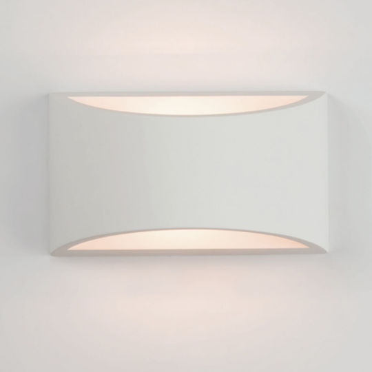 Zambelis Lights Μοντέρνο Φωτιστικό Τοίχου με Ντουί G9 Λευκό 12x12x8.5εκ.