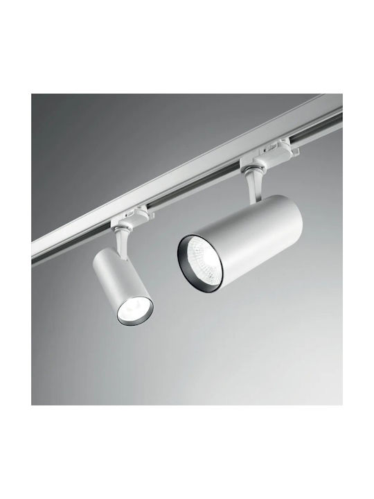 Ideal Lux Μονό LED Φυσικό Λευκό Σποτ σε Λευκό Χρώμα