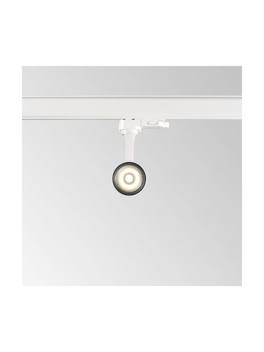Ideal Lux Single LED Warm White Spot in White Color