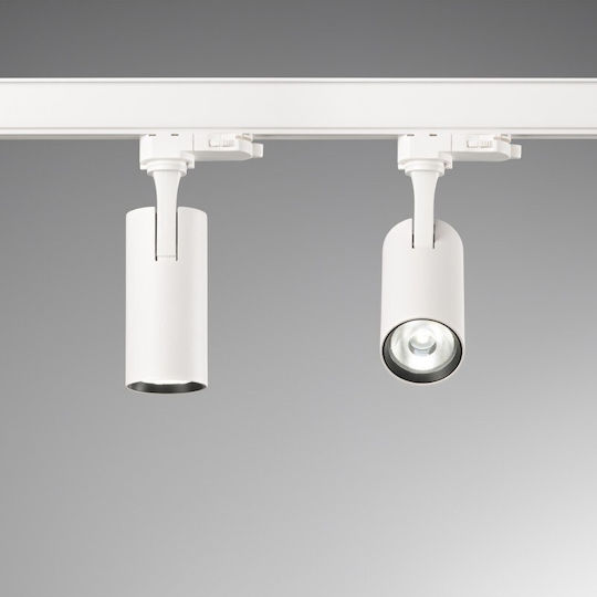 Ideal Lux Единично LED Топло бяло Спот в Бял Цвят
