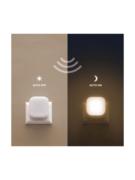 Zazu Night Light Fun Power Socket Green with Sensor