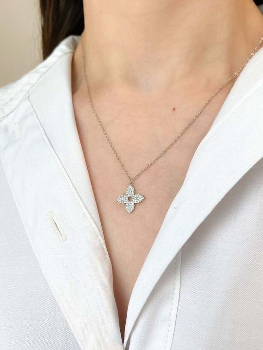 Sorelly Charm mit Design Blume aus Silber