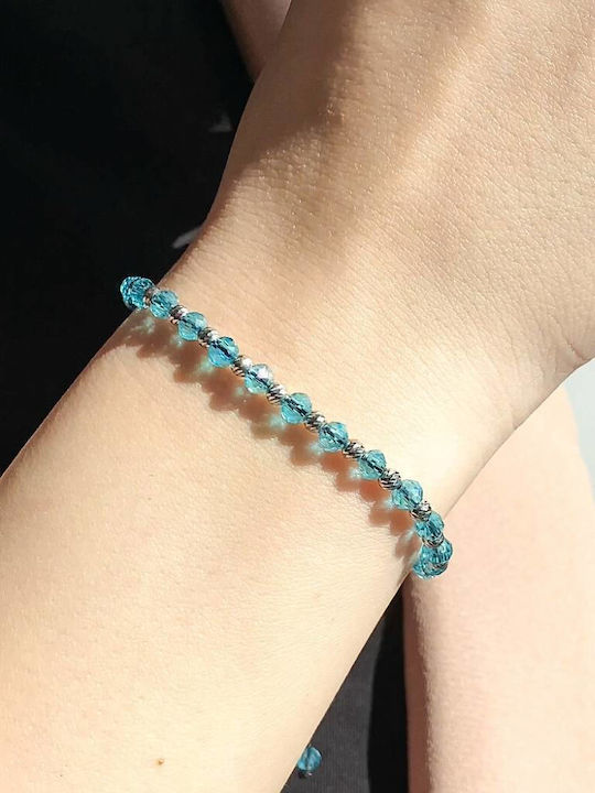 Sorelly Damen Armband aus Kabel mit Perlen