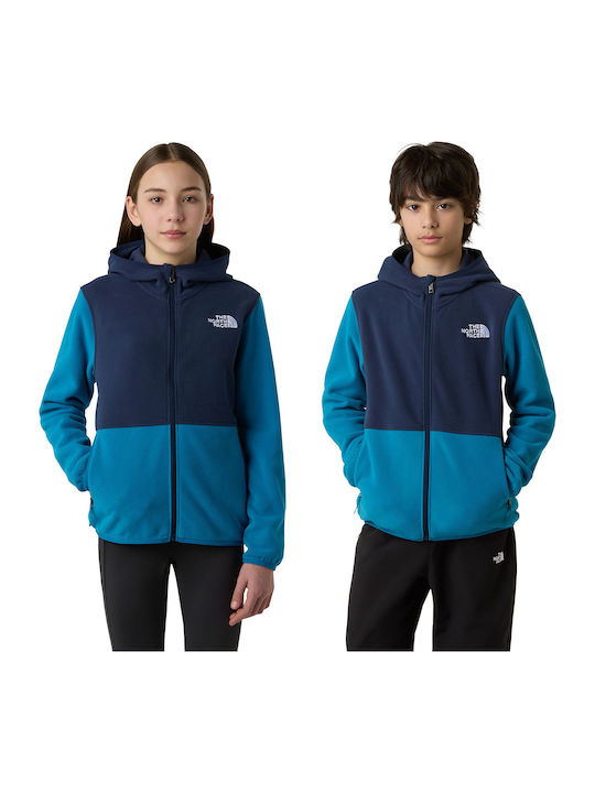 Polar Bluze și Hanorace Pentru Copii Cardigan Turcoaz Glacier
