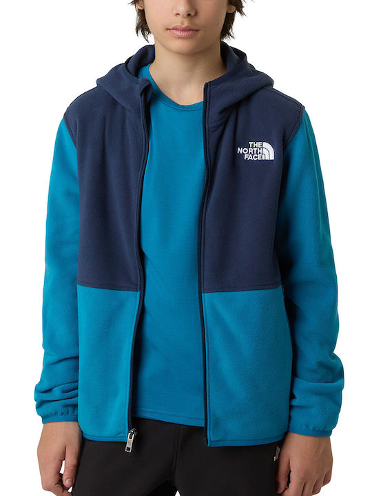 Polar Bluze și Hanorace Pentru Copii Cardigan Turcoaz Glacier