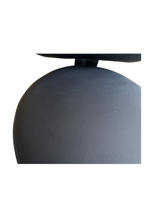 Офис Столчe С Облегалка Черен 47x47x67см