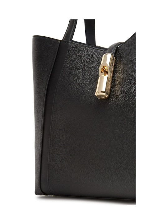 Goccia L Leather Women's Bag Tote Handbag Black