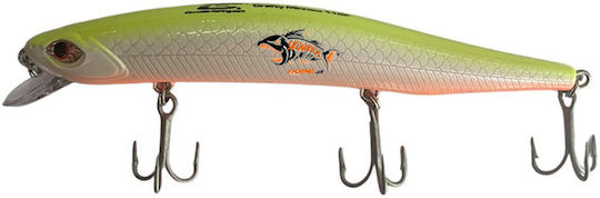 Artificial Cinnetic Crafty Minnow 15cm #9 White Zombie