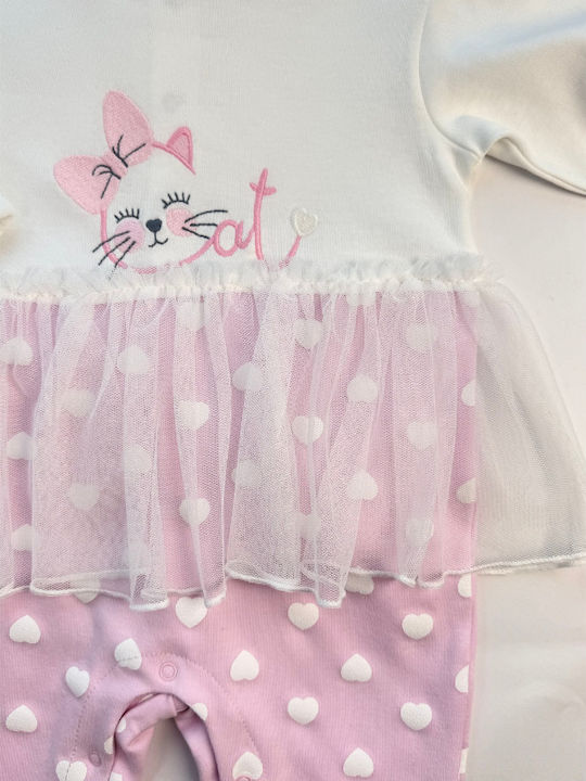 Sweet Baby Baby Bodysuit White-Pink
