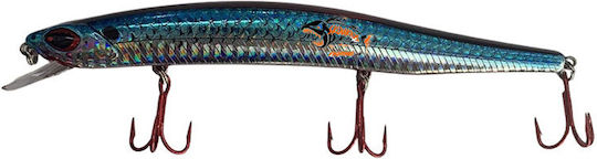 Artificial Cinnetic Crafty Minnow 15cm #9 White Zombie