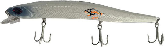 Τεχνητό Cinnetic Crafty Minnow 11cm #20 White Chartreuse Orange Fire