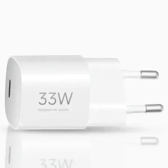 Xiaomi Φορτιστής Χωρίς Καλώδιο GaN με Θύρα USB-C 33W Power Delivery / Quick Charge 3.0 Λευκός (BHR087LEU)