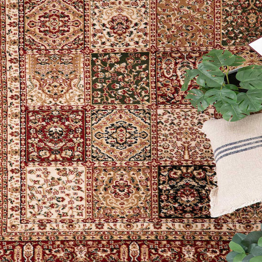 Royal Carpet Teheran 5093 Teppich Rechteckig Synthetisch,Polyester/Cotton/Leather Red