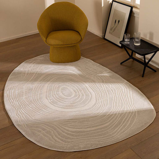 Royal Carpet Organic 249 Teppich Rechteckig Synthetisch,Polyester/Cotton/Leather Cream