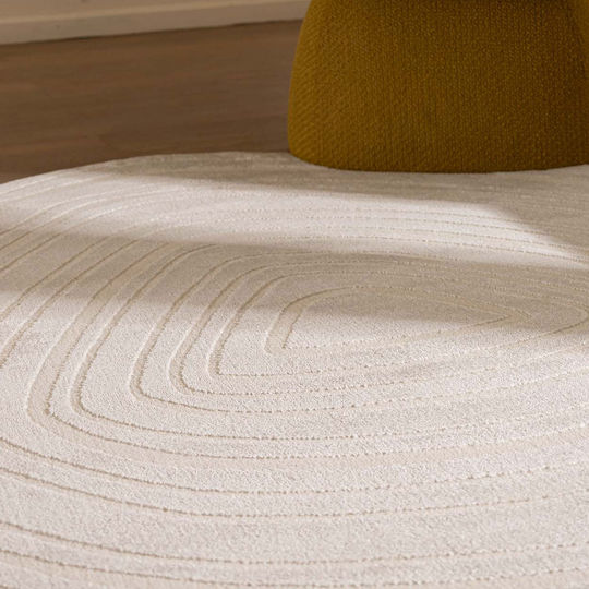 Royal Carpet Organic 249 Teppich Rechteckig Synthetisch,Polyester/Cotton/Leather Cream
