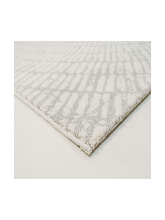 Ezzo Pavia F045b3r Teppich Rechteckig Synthetisch,Polyester/Cotton/Leather Cream