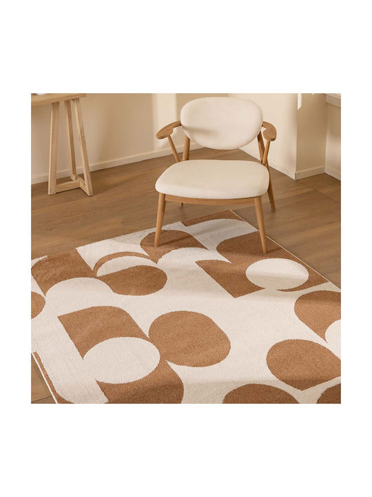 Royal Carpet Century 494b Teppich Rechteckig Zottelig Synthetisch,Polyester/Cotton/Leather Terra