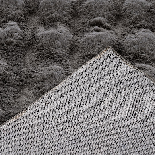 Lino Home Αντιολισθητικό Χαλί Ορθογώνιο D.grey 160x230cm