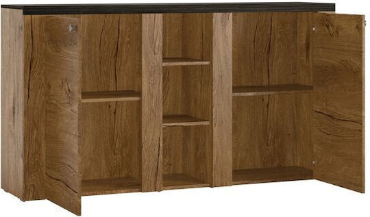 Μπουφές Salelbo 106 Ξύλινος 155x37x85cm
