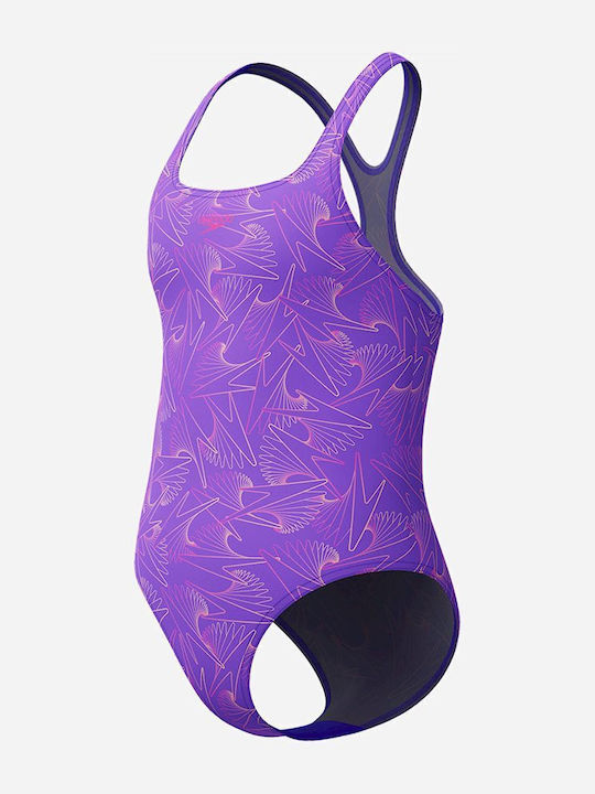 Speedo Kinder Badeanzug Einteilig Flieder
