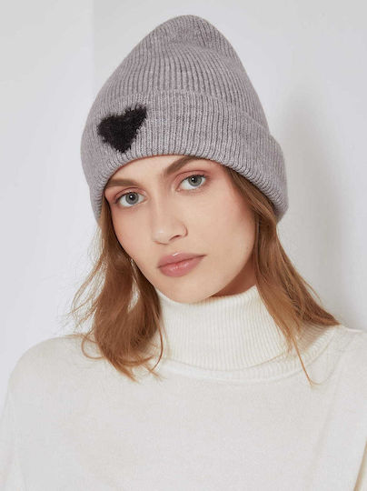 Beanie Beanie Knitted in Gray color