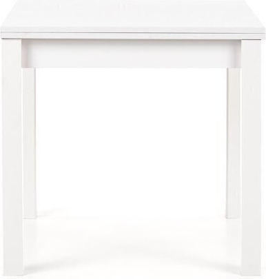 Houston 224 Τετράγωνο Τραπεζαρίας Άσπρο 80x80x76εκ.