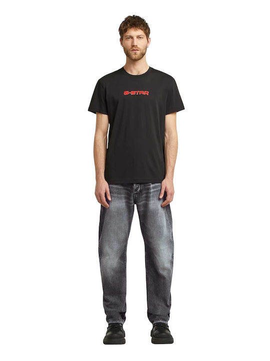 Print R T-shirt Black