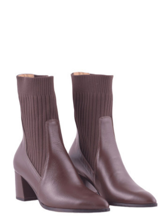 Stiefeletten Damen Braun