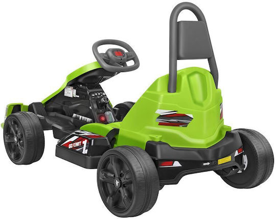 Spidko Go Kart One-Seater with Remote Control 12 Volt Green for 3+ Years