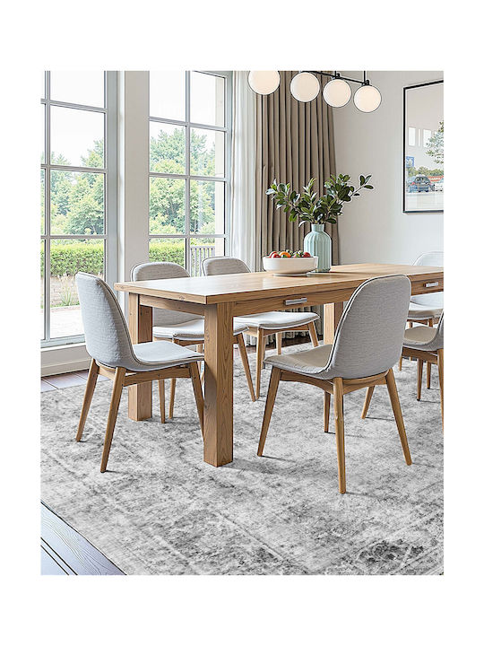 Vevor Rug Rectangular Gray