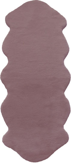 Newplan Softy TD32 Anti-slip Rug Rectangular Furry Dark Pink