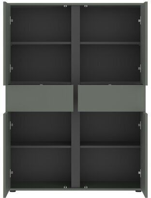 Βιβλιοθήκη Vircoro 100 Πράσινο, Ανθρακί 103x40x140εκ. 585750MEB Βιβλιοθήκη Vircoro 100 Πράσινο, Ανθρακί 103x40x140εκ. 585750MEB