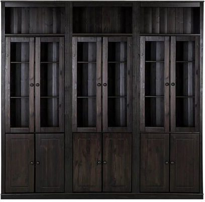 Библиотека Saltoro 114 Тъмно Кафява 222x34x223см