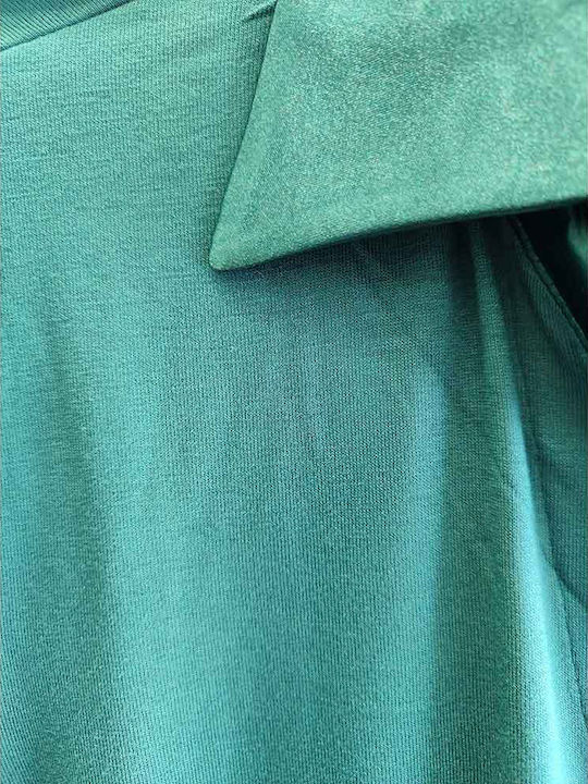 Penye Mood Winter Damen Pyjama-Set Dark Green