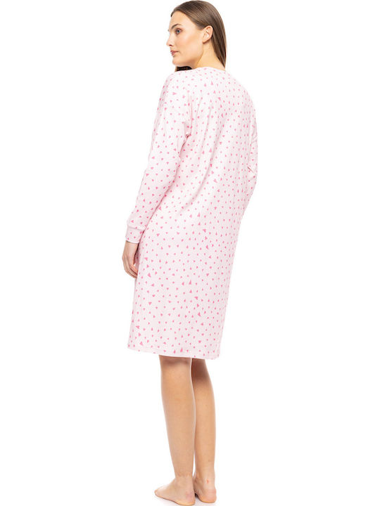 Pink Label Winter Women's Nightdress Bubblegum