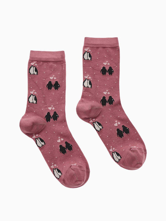 Walk Дамски Чорапи Pink 1Пакет