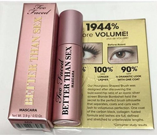 Too Faced Better Than Sex Mascara pentru Volum & Lungime Negru 3.9gr