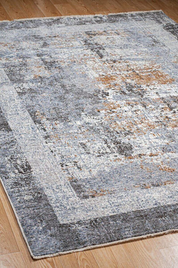 Klonaras Imperial 092/X Teppich Rechteckig Synthetisch,Polyester/Cotton/Leather Grey