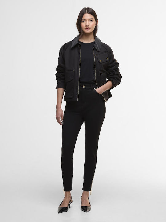 Women's Fabric Trousers Black