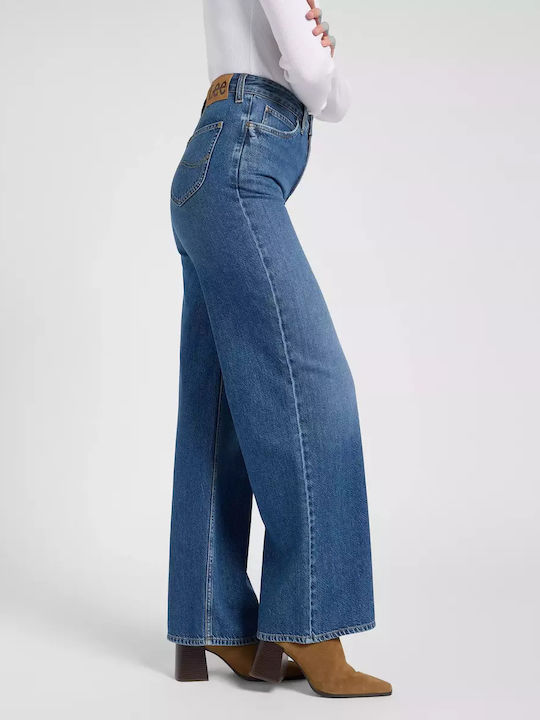 Stella High Waist Women's Jean Trousers Blue