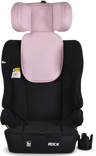 Moni Rock Καθισματάκι Αυτοκινήτου i-Size Baby Pink 9-36 kg