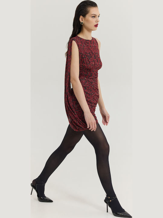 Sommer Mini Abendkleid Clover Rot